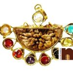 1 mukhi rudraksha navratna pendant 2 1