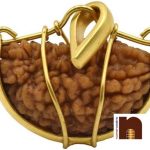 1 mukhi rudraksha pendant in brass 7 1