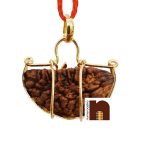 1 mukhi rudraksha pendant trishul damru 1 1