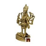 BRASS KALI MAA 20CMS 2WM