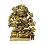 Panchmukhi Hanumanji In Brass Sitting 13 cm wm