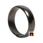 black horse shoe ring 2 1