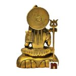 brass lord shiva 20cms 3 WM