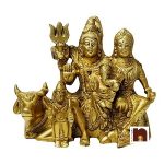 brass shiv pariwar 13cms wm