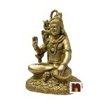brass shiva 17cms WM