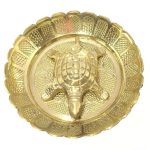 brass turtle in plate 10 cms 1