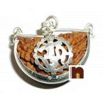 certified 1 mukhi om rudraksha pendant 1