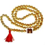 citrine diamond cut mala 4 1