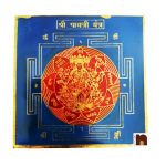 Shri Gayatri Yantra in Brass Colour Yantra (8 Cms) (1 Pc)
