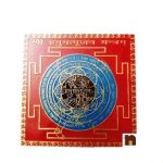 Shri Hanumatpujan Yantra in Pure Brass Colour Yantra (8 Cms) (1 Pc)