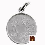 dus mahavidya yantra silver pendant 2 1