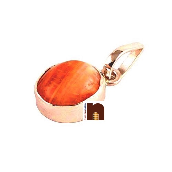 Party Natural Red Carnelian Raw Stone Pendant, Size: 1.5 Inch at Rs  35/piece in Khambhat