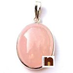 gemstone pendant rose quartz 2