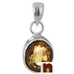gemstone pendant yellow citrine 1 1