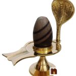 narmadeshwar shivling with brass jalheri stand 1 wm