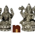 panchdhatu laxmi ganesh 7 cms 1 wm