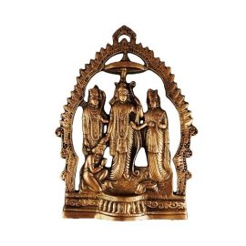 Shri Ram Darbar In Copper Wall Hanging (40 Cms) (1 Pc)