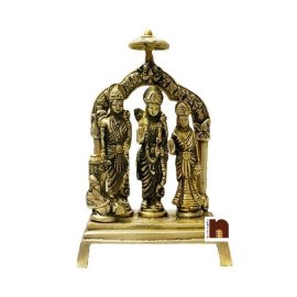 Shri Ram Darbar Idol In Brass (20 Cms) (1 Pc)