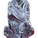sai baba in white metal 14 cms 1wm