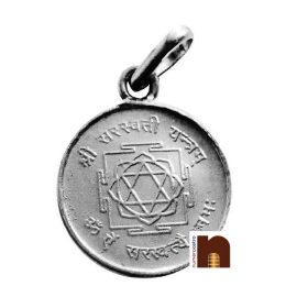 saraswati silver pendant 2 1