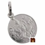 shri yantra pendant in silver 1 1