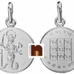 silver ketu yantra pendant 1