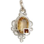 silver pukhraj pendant 1