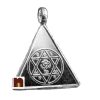 Gayatri Yantra Pendant In Pure Silver (Energized & Activated)(6 Grams Approx) (1 Pc)