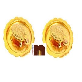 Feng Shui Turtle In Metal Plate (Pack Of 2)