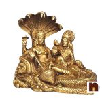 vishnuji laxmiji on sheshnaag brass 15 cms 1wm