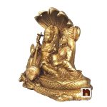 vishnuji laxmiji on sheshnaag brass 15 cms 2wm