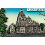 3D Magnetic Sticker Khajuraho 1WM