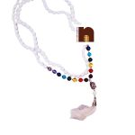 7 CHAKRA WHITE AGATE MALA 2 wm