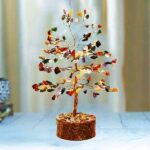 7 Chakra Gemstone Tree for Reiki & Crystal Healing Showpiece (100 Chips) (1 Pc)