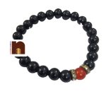 Black Agate Hakik Wm Red Onyx Bracelet
