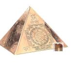 Copper Pyramid Yantra | Shri Yantra | Shri Ganesh Yantra | Kanakdhara Yantra | Shri Kuber Yantra (10 Cms) (1 Pc)