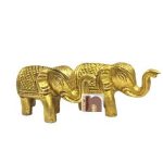 Elephant Showpiece in Pure Brass 2wm
