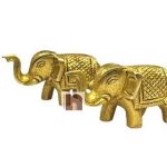 Elephant Showpiece in Pure Brass 3wm