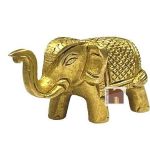 Elephant Showpiece in Pure Brass 5wm
