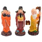 Feng Shui Fuk LUK Sau wm Idols in Polyresin 1