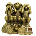 Feng Shui Three Monkey 1WM