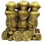 Feng Shui Three Monkey 4WM