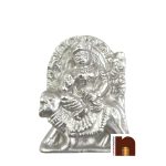 Goddess Durga Idol in Parad90 100 Grams wm