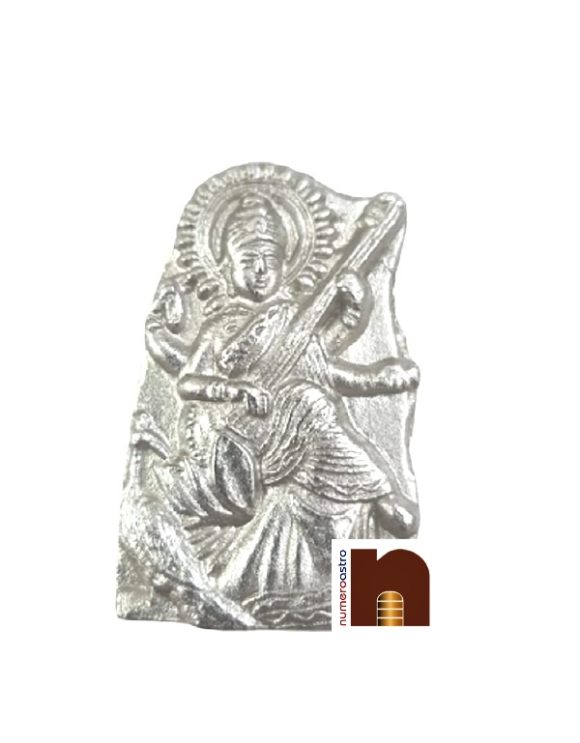 Goddess Saraswati Idol Parad 100 110 Grams wm