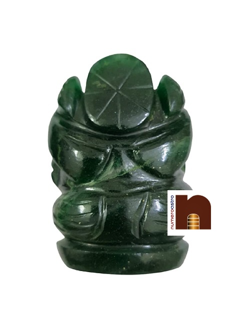 Green Jade Stone Lord Ganesha 2 wm