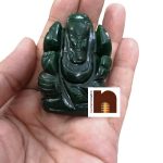 Green Jade Stone Lord Ganesha 4 wm 1