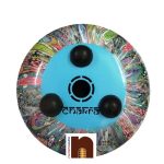 HAPPY DRUM MULTI COLOUR 8INCH 3 WM