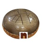 Happy Drum Engraved In Brass 10 Inches 3 wm