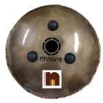 Happy Drum Engraved In Brass 10 Inches 4 wm