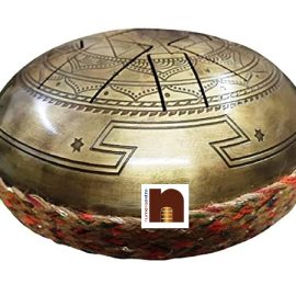 Happy Drum Pan With Shri Yantra Engraved 2